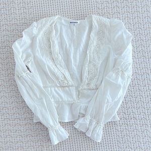 Reformation Meadowlark Top - White